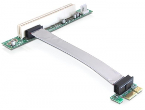 Delock PCI Expressz 1x-es bővítő kártya > 1 x PCI csatlakozó (41857)