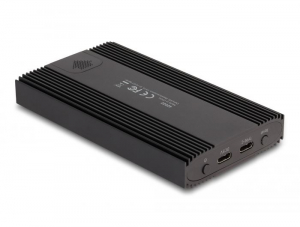Delock USB 20 Gbps külső ház 2 db. M.2 NVMe PCIe SSD számára (42022)