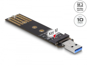 Delock USB 3.2 Gen2 - M.2 NVMe adapter (64197)