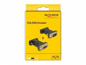 Delock VGA apa > VGA anya EDID emul&aacute;tor adapter (63326)