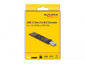 Delock USB 3.2 Gen2 - M.2 NVMe adapter (64197)