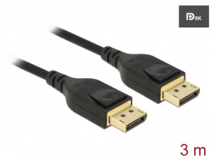 Delock DisplayPort kábel 8K 60Hz 3m (85661)