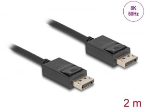 Delock DisplayPort kábel 8K 60 Hz 2m (80493)