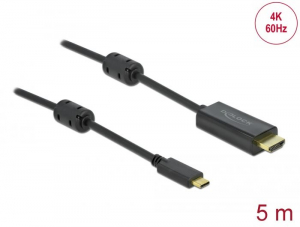 Delock aktív USB-C - HDMI kábel (DP Alt Mode) 4K60Hz 5m (85972)