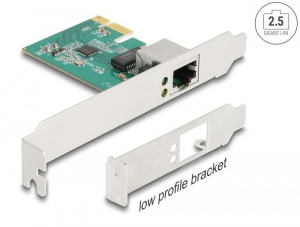 Delock PCI Express x1 kártya 1 x RJ45 2,5 Gigabit LAN (88100)