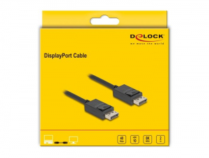 Delock DisplayPort kábel 8K 60 Hz 2m (80493)