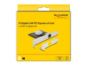 Delock PCI Express kártya > 1 x 10 Gigabit LAN NBASE-T RJ45 (89654)