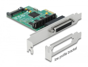 Delock PCI Express x1 kártya > 4 x soros RS-232 tápfeszültséggel (89938)