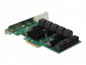 Delock 16 portos SATA PCI Express x4 kártya (90073)