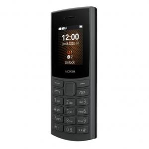 Nokia 105 4G (2023) Dual-Sim mobiltelefon fekete (1GF018UPA1L08)