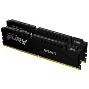 64GB 6000MHz DDR5 RAM Kingston Fury Beast Black EXPO CL30 (2x32GB) (KF560C30BBEK2-64)