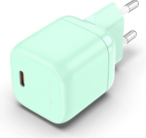 Vention USB-C hálózati töltő 30W zöld (FAKG0-EU)