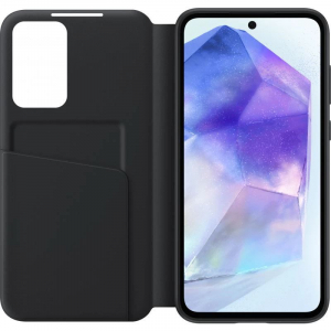 Samsung Galaxy A55 (5G) Smart View Wallet tok fekete (EF-ZA556CBEGWW)