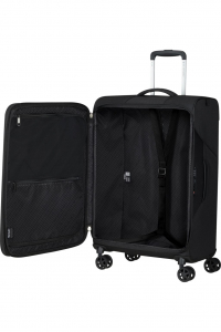 Samsonite Litebeam bővíthető Spinner (4 kerék) 66/26 bőrönd fekete (146853-1041)