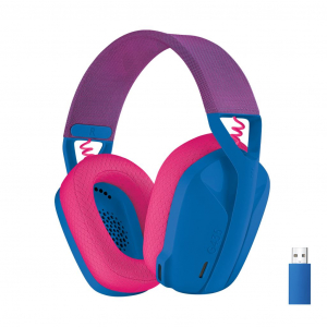 Logitech G435 Lightspeed Wireless kék gamer headset + Logitech G Pro Hero Gaming USB egér (991-000527)