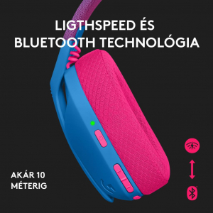 Logitech G435 Lightspeed Wireless kék gamer headset + Logitech G Pro Hero Gaming USB egér (991-000527)