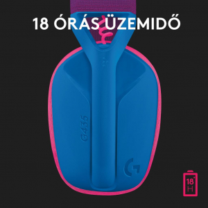 Logitech G435 Lightspeed Wireless kék gamer headset + Logitech G Pro Hero Gaming USB egér (991-000527)