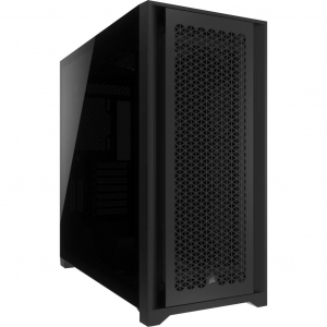 Corsair 5000D CORE AIRFLOW táp nélküli ablakos ház fekete (CC-9011261-WW)