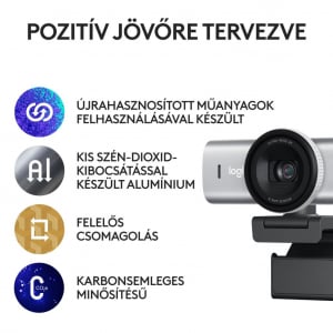 Logitech MX BRIO webkamera világosszürke (960-001554)