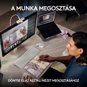 Logitech MX BRIO webkamera világosszürke (960-001554)