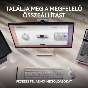 Logitech MX BRIO webkamera világosszürke (960-001554)