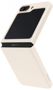 Spigen AirSkin Samsung Galaxy Z Flip 5 tok Pearled Ivory - bézsszínű (ACS06231)