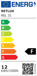 Retlux klasszikus LED izzó 12W, E27, 2db (REL 31)