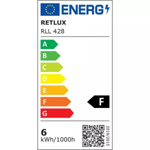 Retlux LED gyertya izzó 6W, E14, nappali fény (RLL 428)