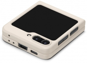 Spigen AirSkin Samsung Galaxy Z Flip 5 tok Pearled Ivory - bézsszínű (ACS06231)