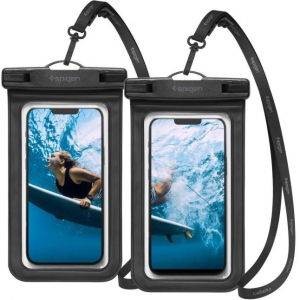 Spigen Aqua Shield A601 univerz&aacute;lis v&iacute;z&aacute;ll&oacute; tok fekete 2db (AMP04523)
