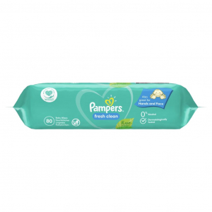 Pampers Fresh Clean t&ouml;rlőkendő 80db (8001841077598)