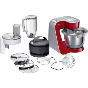 Bosch MUM58720 konyhai robotgép piros-ezüst