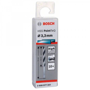 Bosch 2608577201 fém spirálfúró 3.3mm 10db