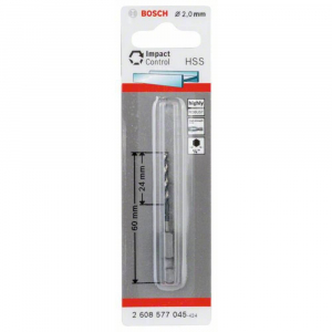 Bosch 2608577045 fém spirálfúró bit 2x60mm