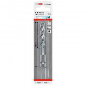 Bosch 2608577058 fém spirálfúró bit 6x98mm