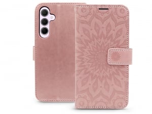 Haffner Mezzo Book Samsung SM-A356 Galaxy A35 5G fliptok rose gold mandala (HF268281)