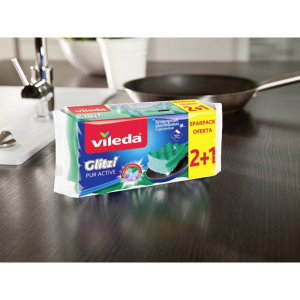 Vileda Glitzi Pur Activ súrolószivacs 2+1db (442)