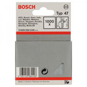 Bosch 47-es típusú szög 1000 db (2609200249)