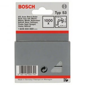 Bosch 1609200369 tűzőgép kapocs 1000db