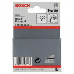 Bosch 2609200239 tűzőgép kapocs 1000db