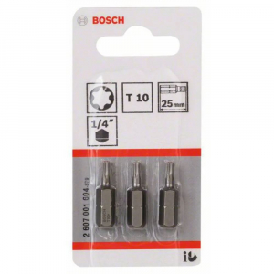 Bosch 2607001604 csavarbit T 10 3db