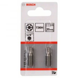 Bosch 2608522014 extra kemény csavarozó bit T30H, 25 mm 2db