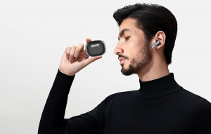 EarFun Air2 TWS Bluetooth fülhallgató fekete (TW210B)