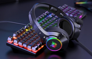 ONIKUMA K9 vezetékes gaming fejhallgató fekete (K9B RGB 3.5mm)