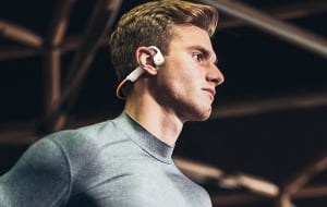 ONIKUMA T37 csontrezgéses Bluetooth fülhallgató fehér-narancs