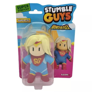 Aweco Monsterflex: nyújtható Stumble Guys figura - Super Gal