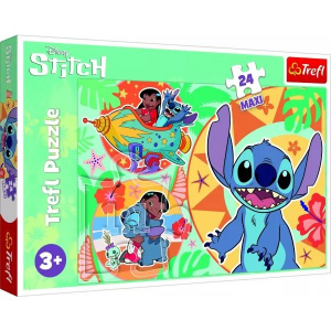 Trefl: Lilo&Stich, Barátság maxi puzzle 24 darabos (14365)