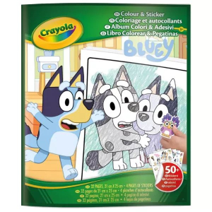 Crayola: színező és matricázó füzet - Bluey (04-2664G)