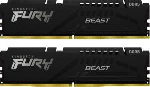 64GB 6000MHz DDR5 RAM Kingston FURY Beast Black XMP CL30 (2x32GB) (KF560C30BBK2-64)