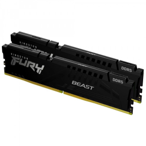 64GB 6400MHz DDR5 RAM Kingston Fury Beast Black EXPO CL32 (2x32GB) (KF564C32BBEK2-64)